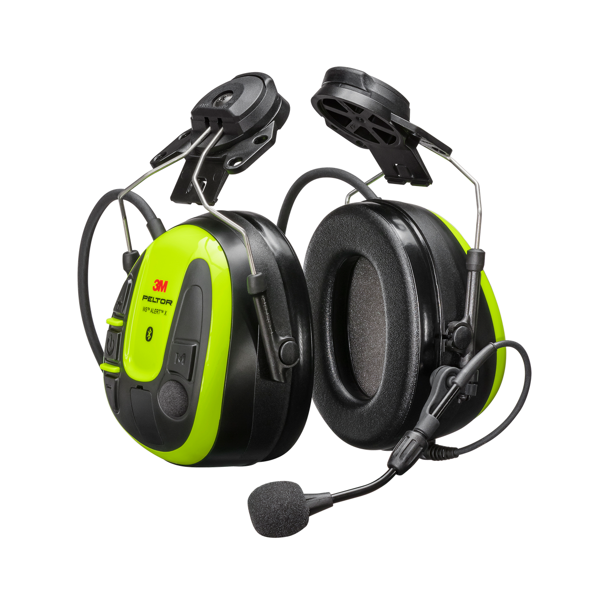 Peltor Alert X Helmet Mount Svart/Gul