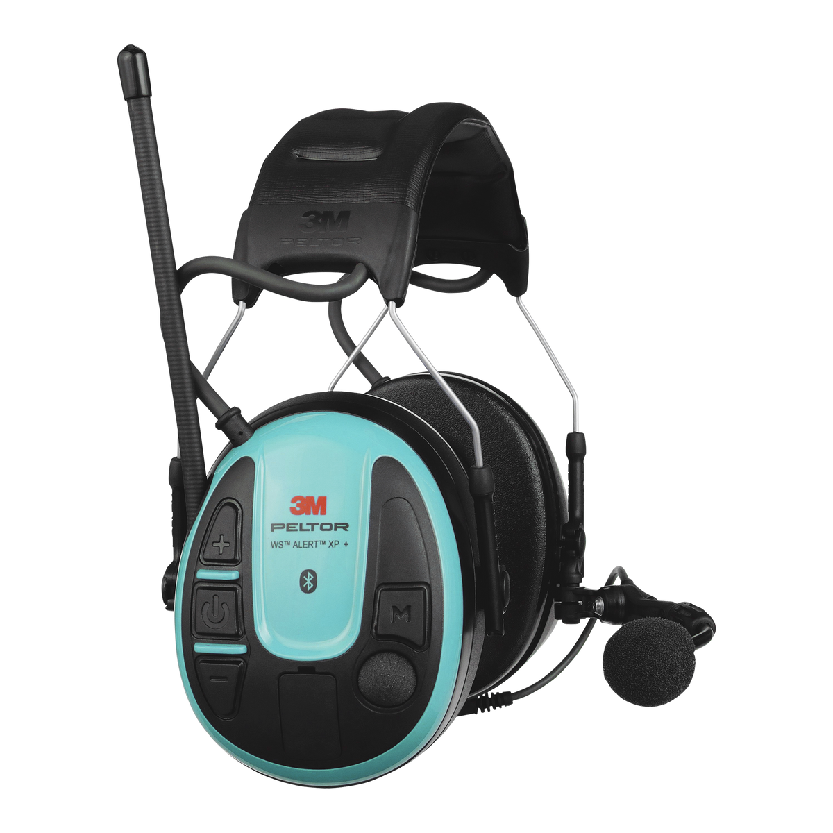 Peltor Alert XP+ Hearing Protection Svart/Turkos