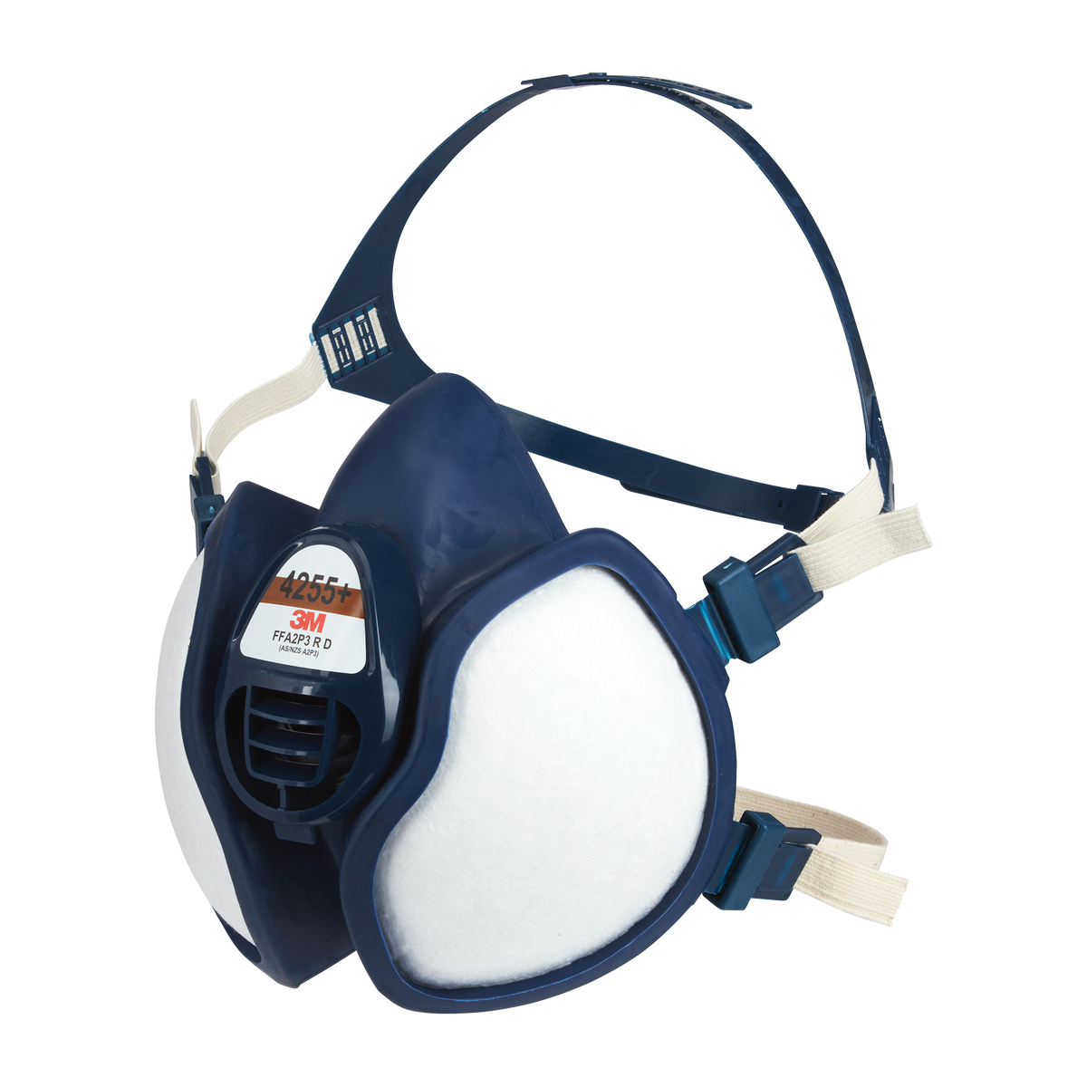 4255+ Reusable FFA2P3 R D Half Face Mask Marinblå