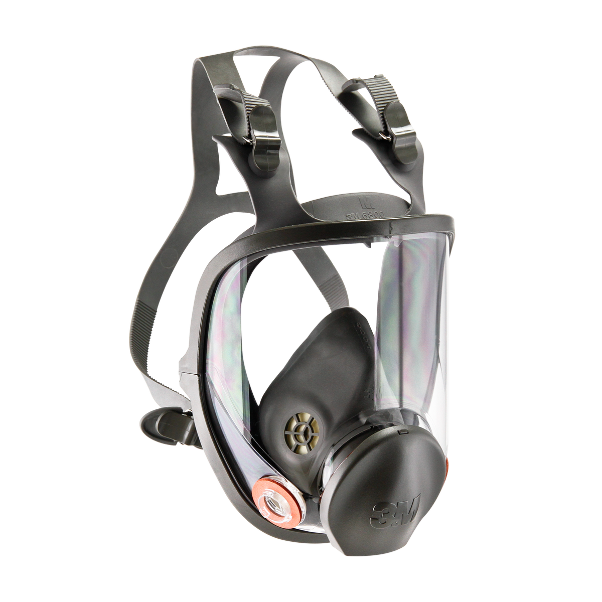6000 Reusable Full Face Mask Svart