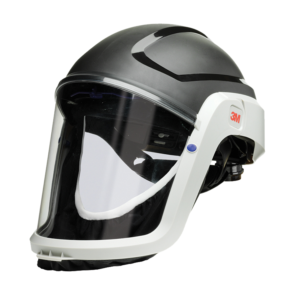 Versaflo M-306 Helmet w Visor PAPR Svart/Vit