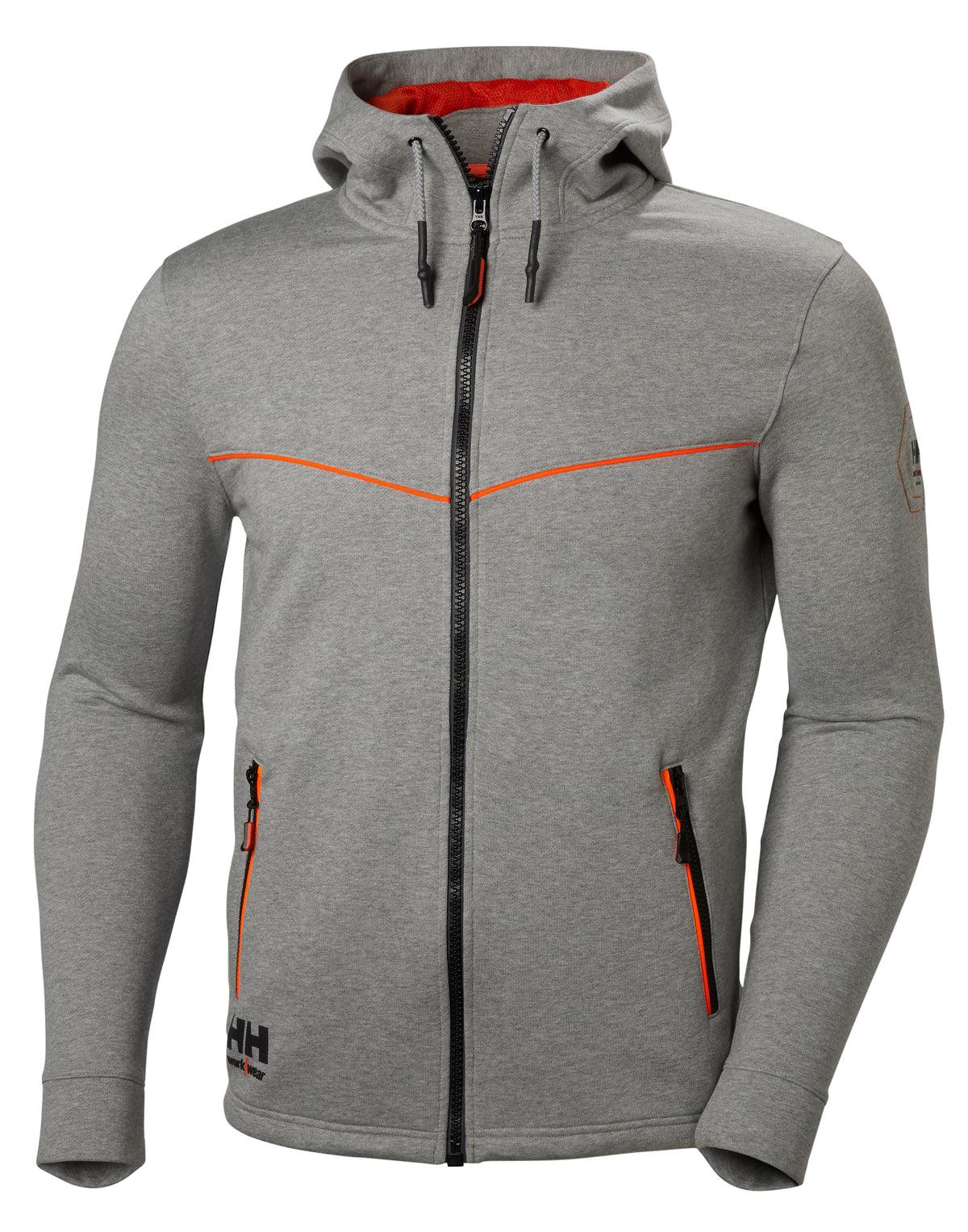 Chelsea Evo Zip Hoodie Grå melange