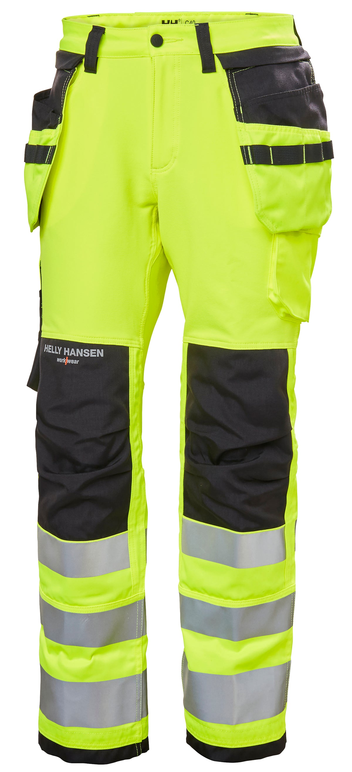 Luna Hi Vis Cons Pant klass 2, dam Gul