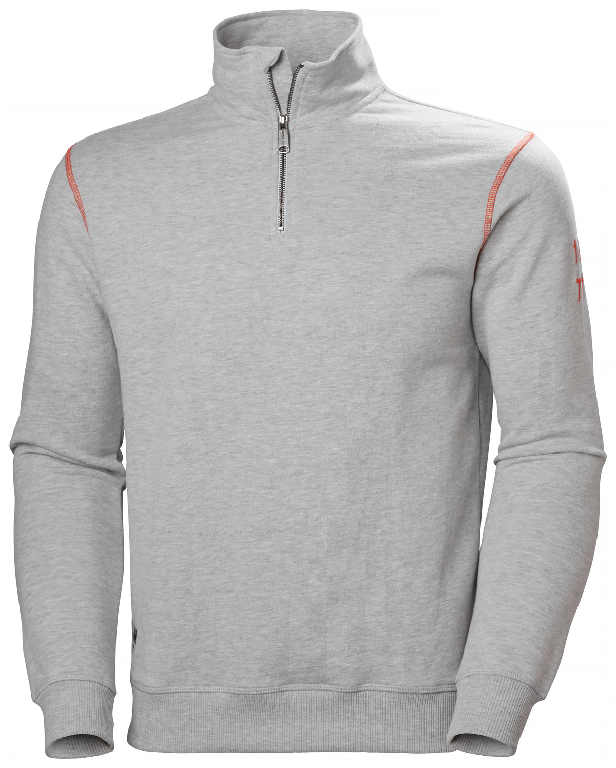 Oxford Half Zip Sweatshirt Grå melange