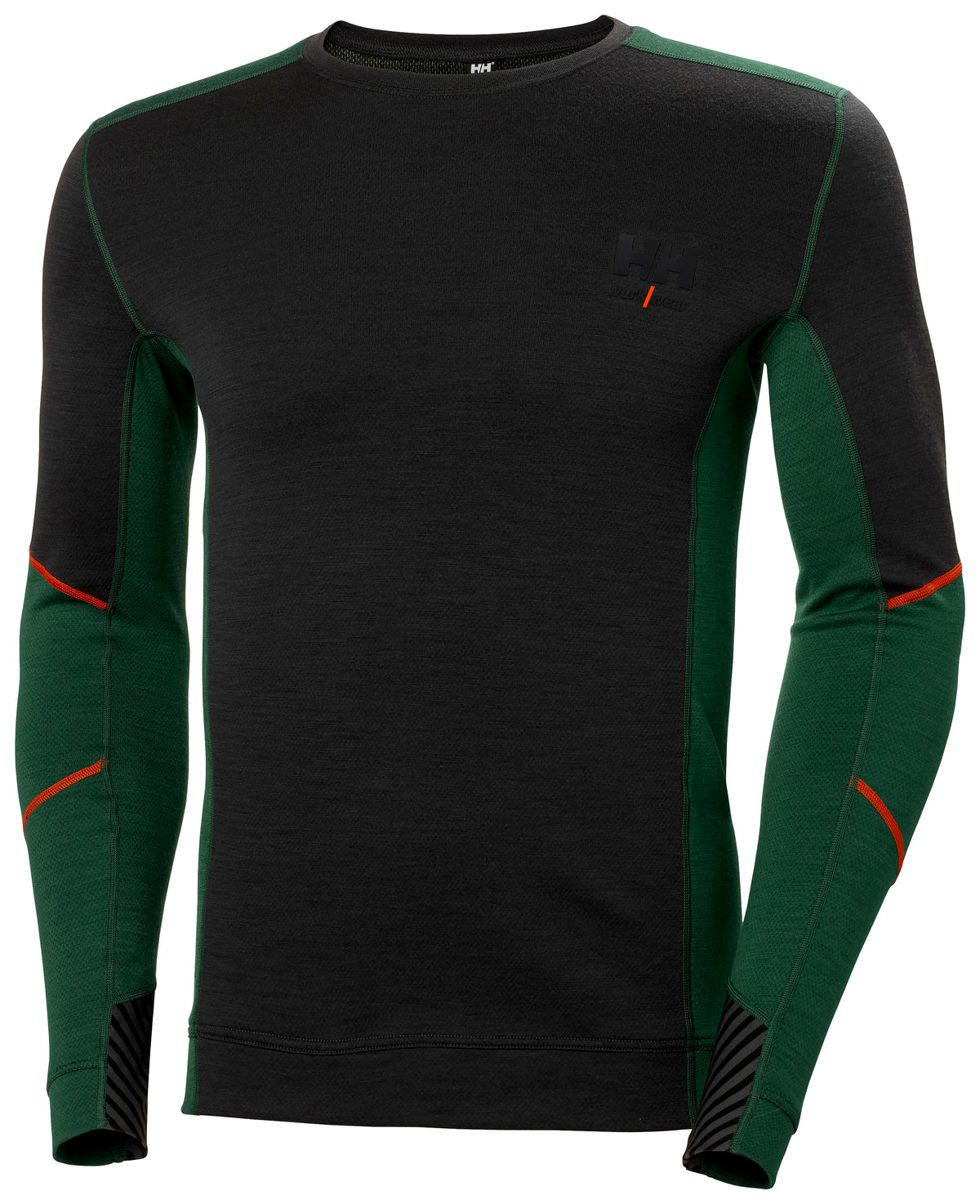 HH LIFA Merino Crewneck Grön
