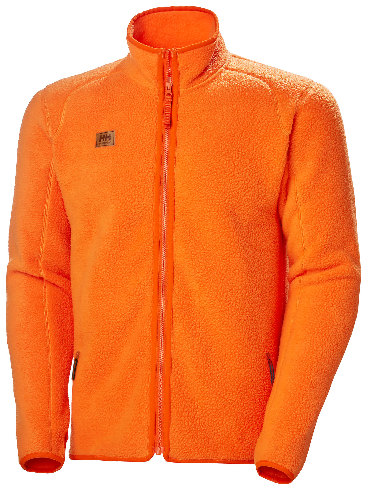 Heritage Pile Jacket Mörkorange