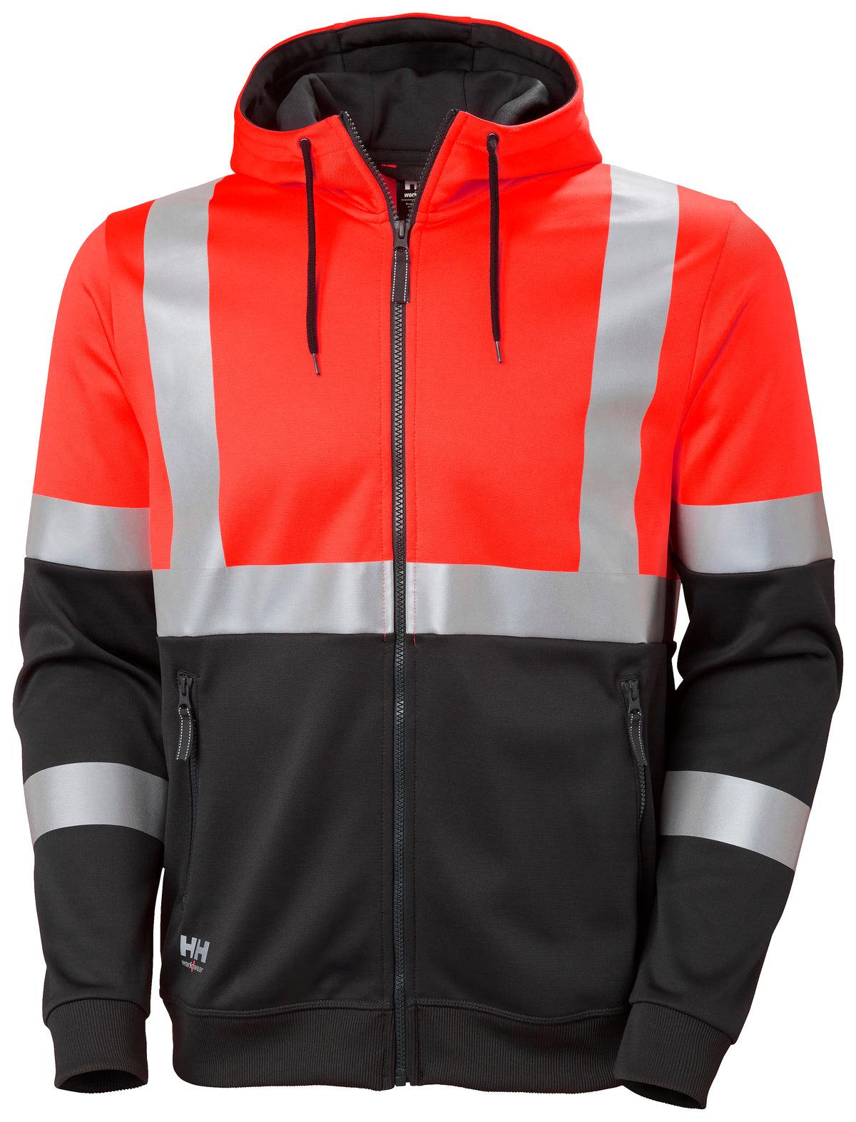 Addvis Zip Hoodie klass 1 Röd