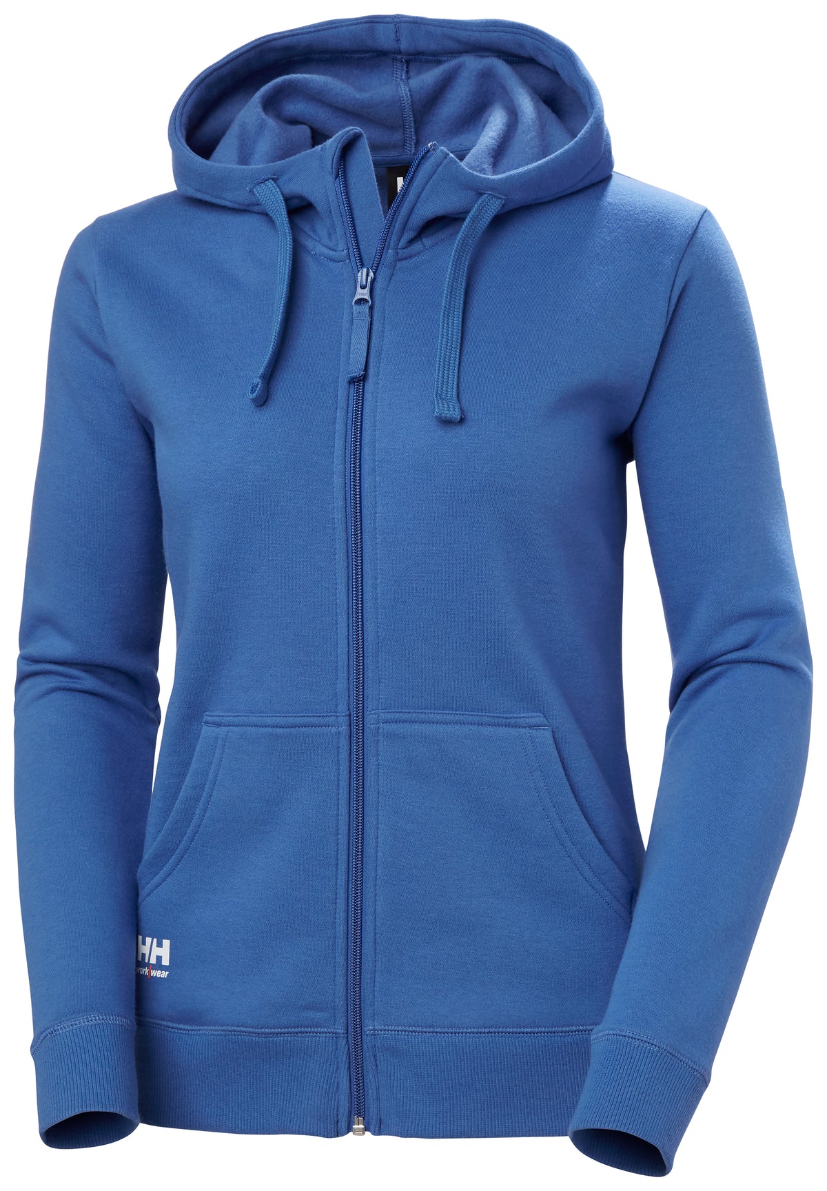 Classic Zip Hoodie, dam Stenblå