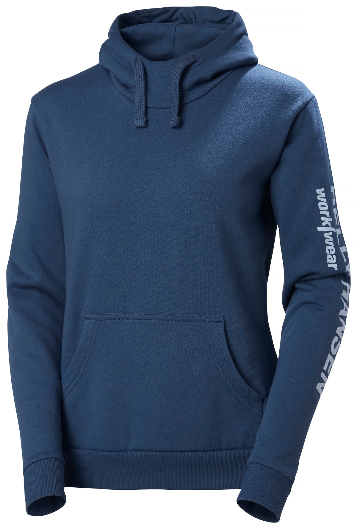 Classic Logo Hoodie, dam Djup stålgrå