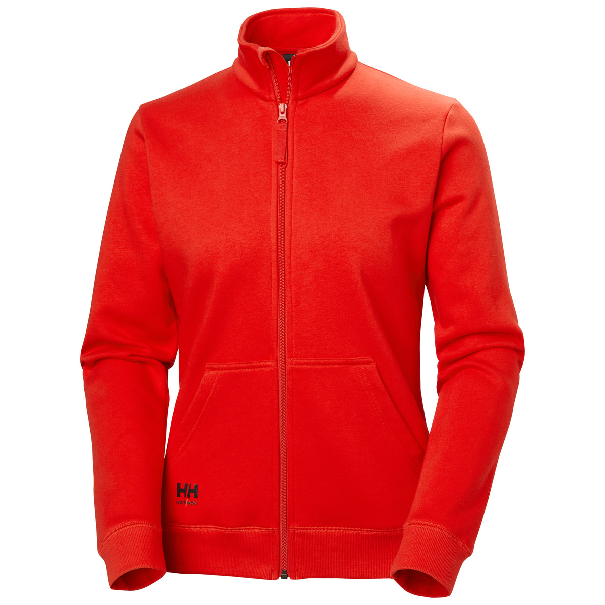 Classic Zip Sweatshirt, dam Röd