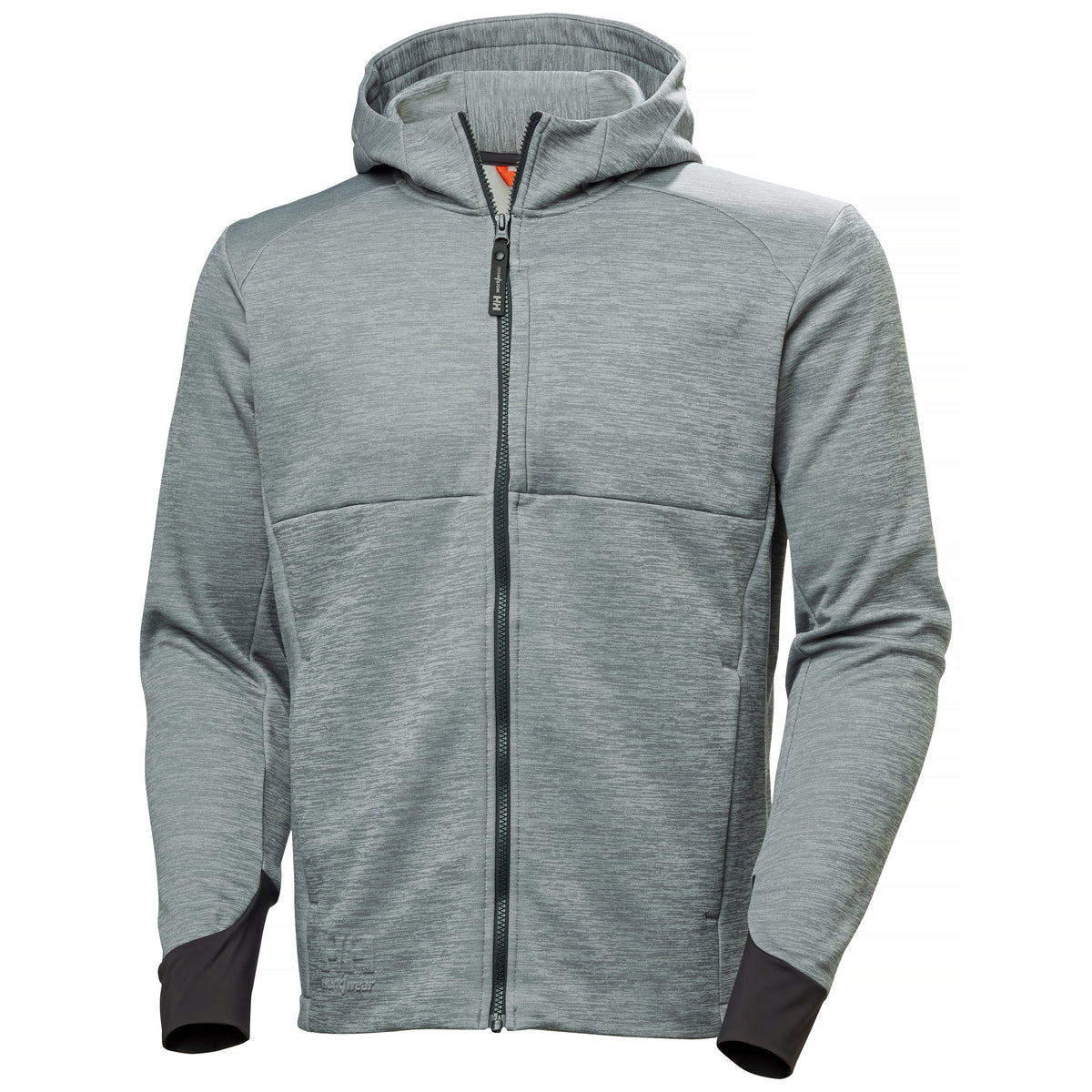 Tech Hooded Midlayer Grå melange