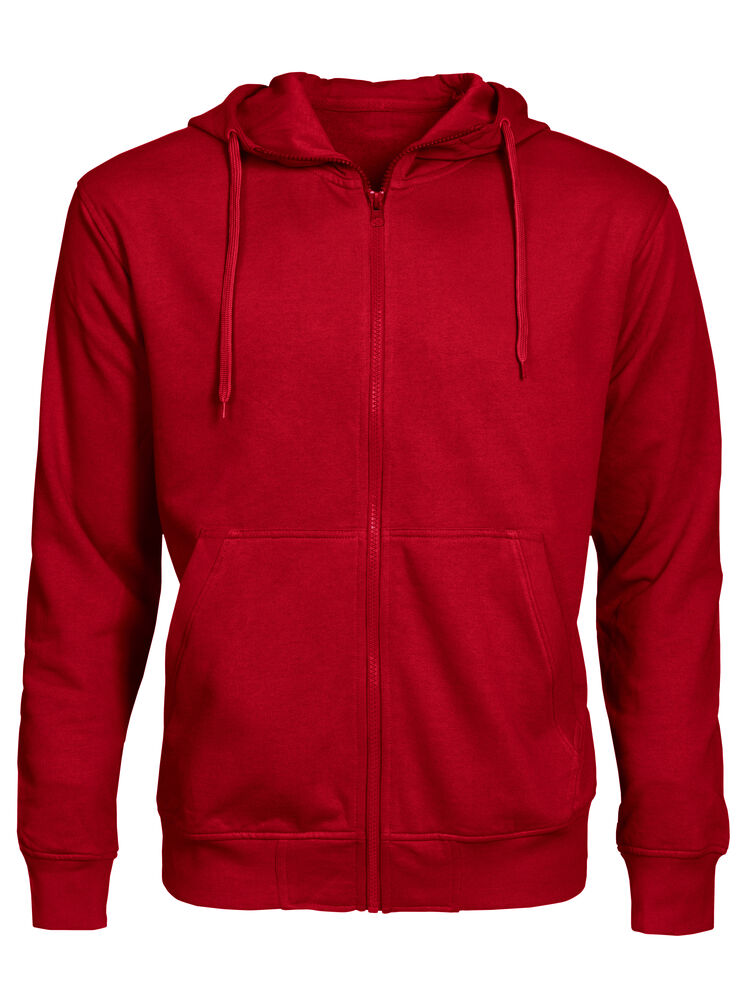 Midland Full Zip Hood Röd