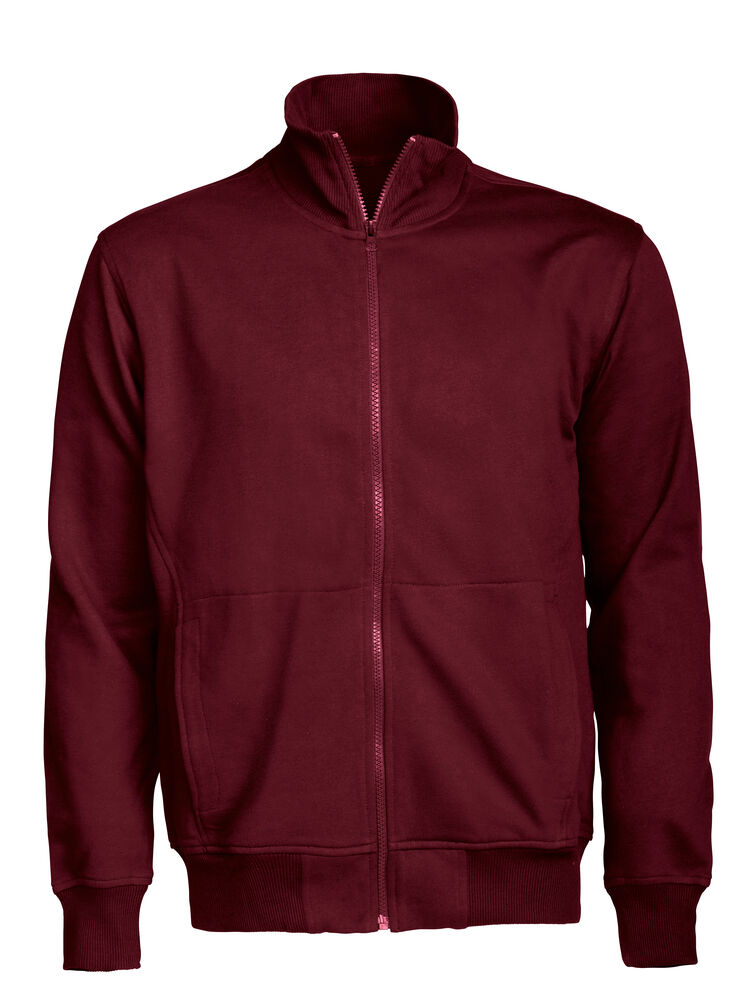 Midland Full Zip Vinröd