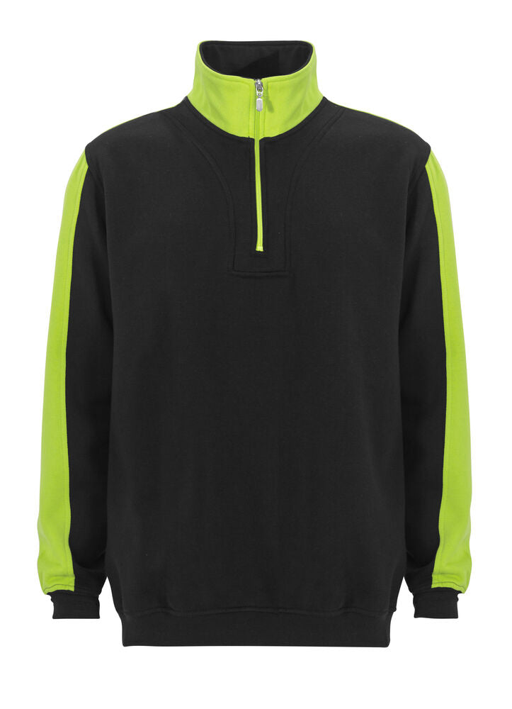 Modena Halfzip Svart/Gul