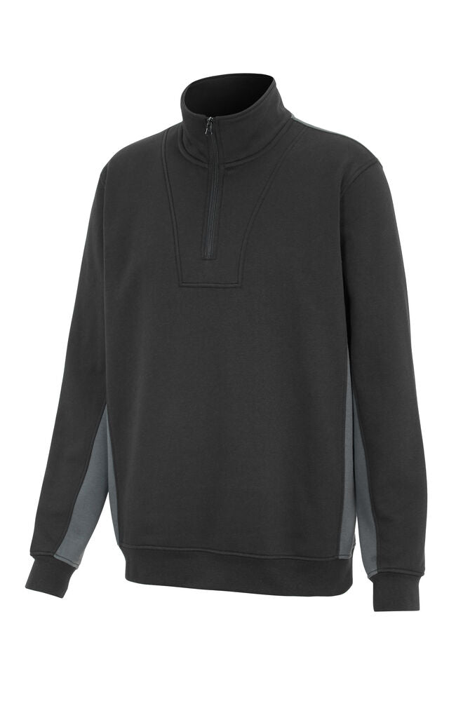 Cleveland Halfzip Svart/Stålgrå