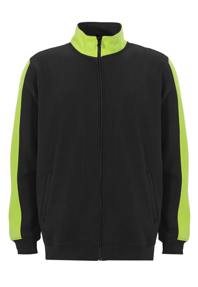 Genova Fullzip Svart/Gul