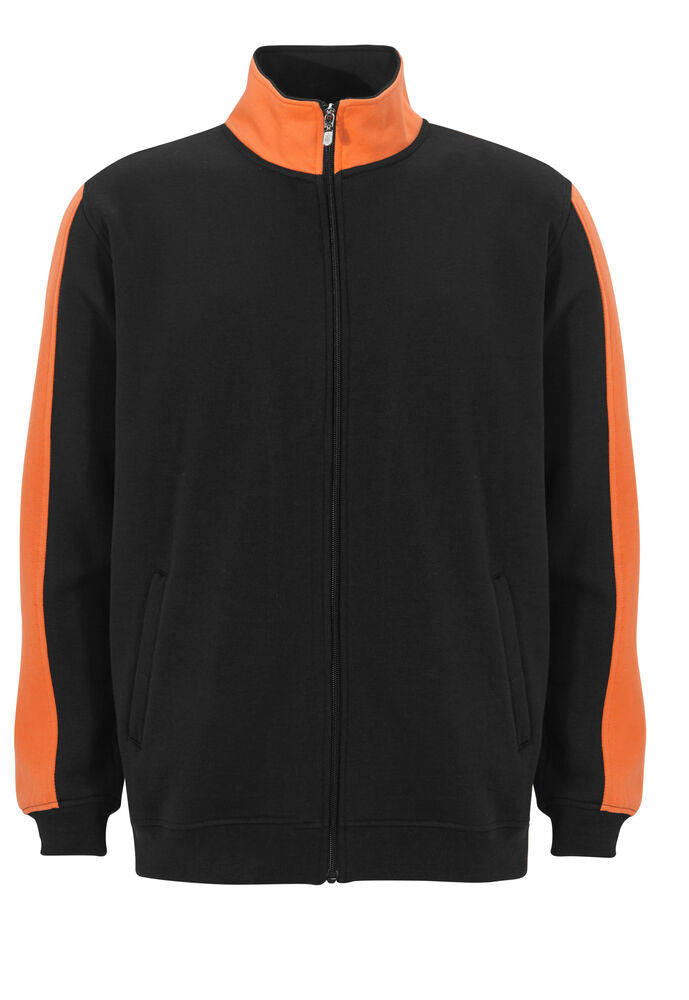 Genova Fullzip Svart/Orange