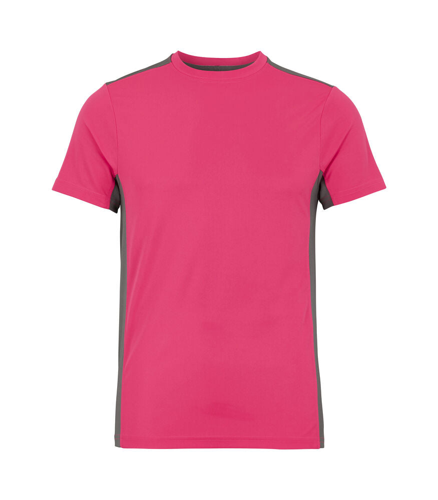 Zaragossa Tee man Neonrosa/Grå