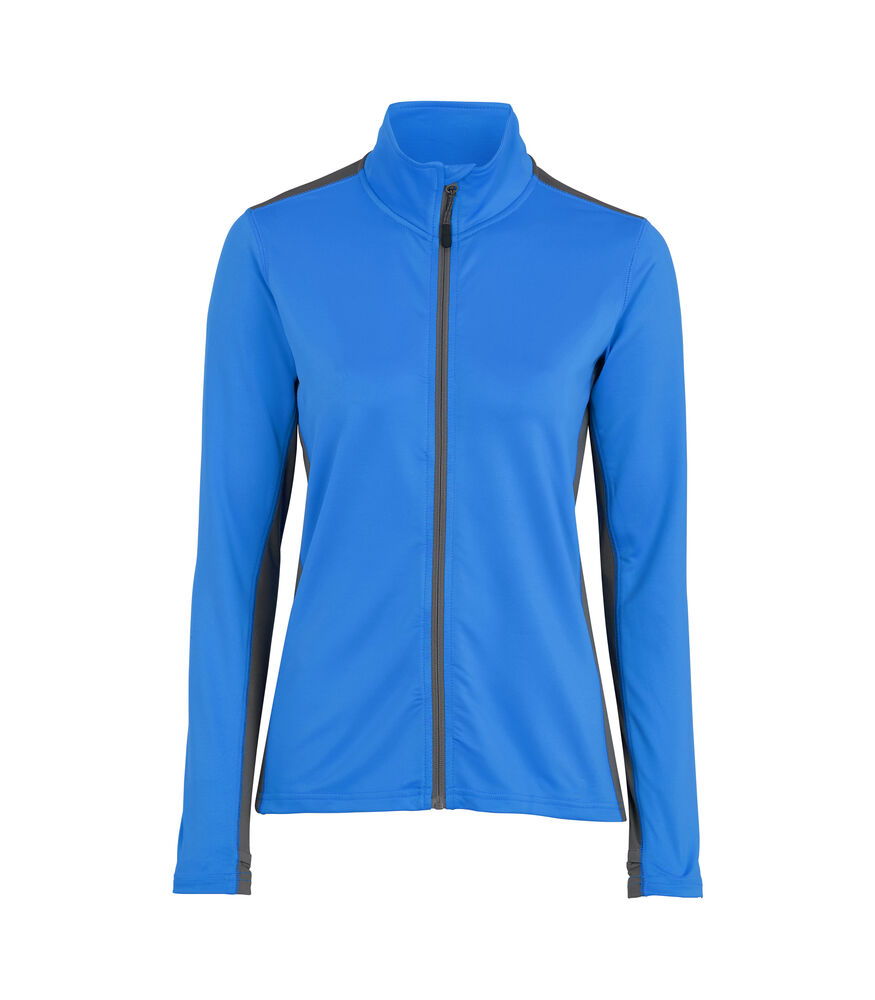 Evora fullzip woman Palaceblå/Grå