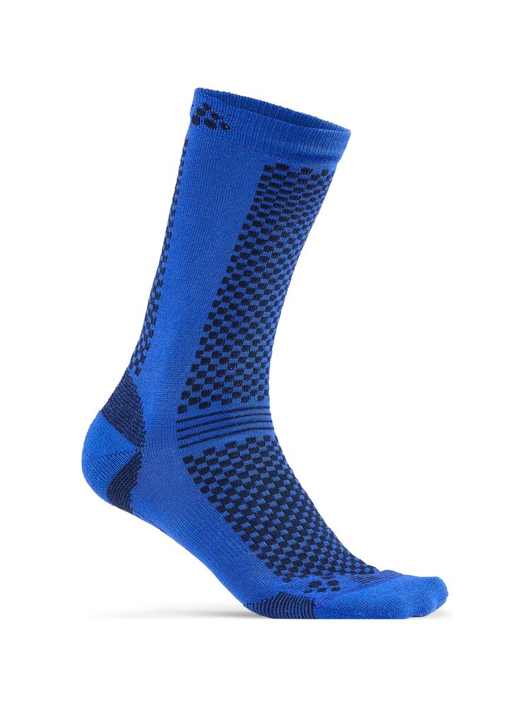 Wool Warm Mid 2-pack Sock Burst-blaze