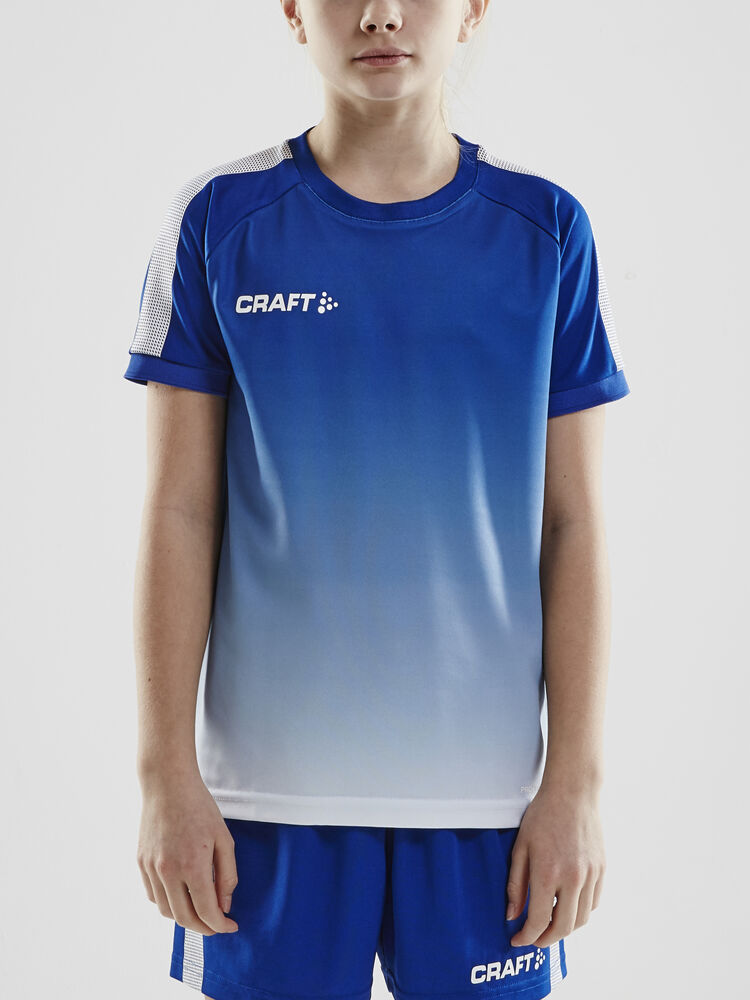 Pro Control Fade Jersey Jr Club cobolt/Vit