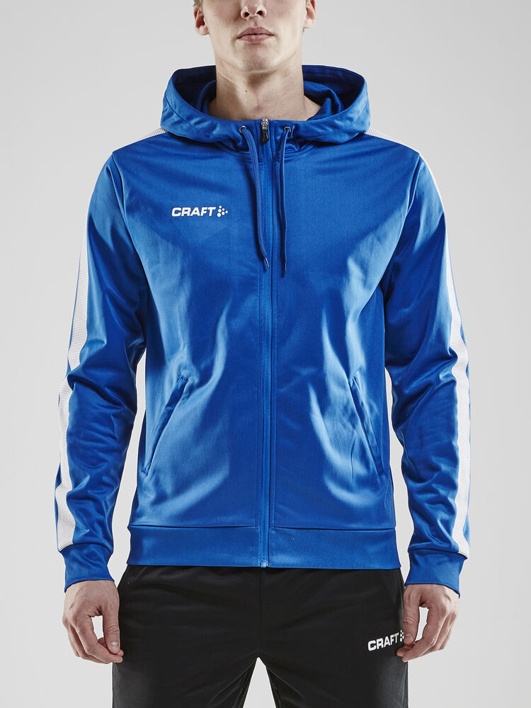 Pro Control Hood Jacket M Royalblå/Vit