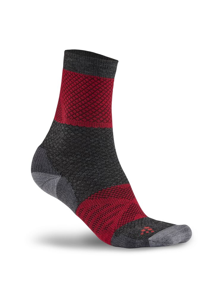 Wool XC Warm Sock Asfalt-beam