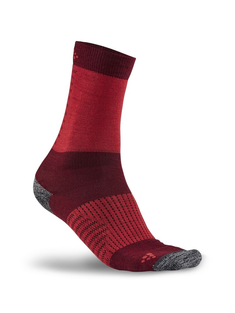 Wool XC Training Sock Rhubarb-beam
