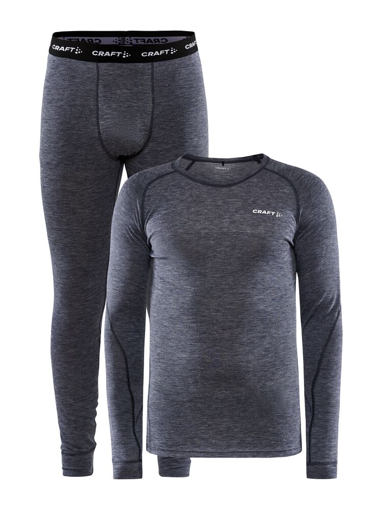 Wool Merino Set M Blaze-melange