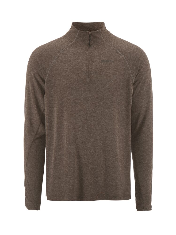 Wool LS Tee M Prune/Melange