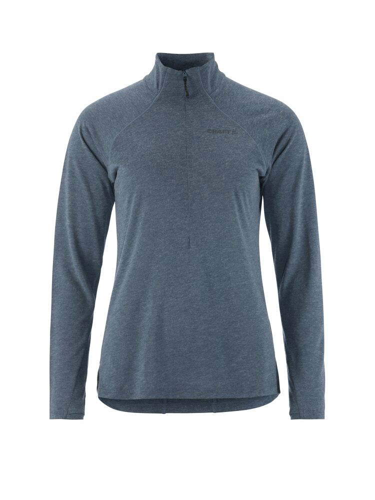 Wool LS Tee W Ensign/Melange