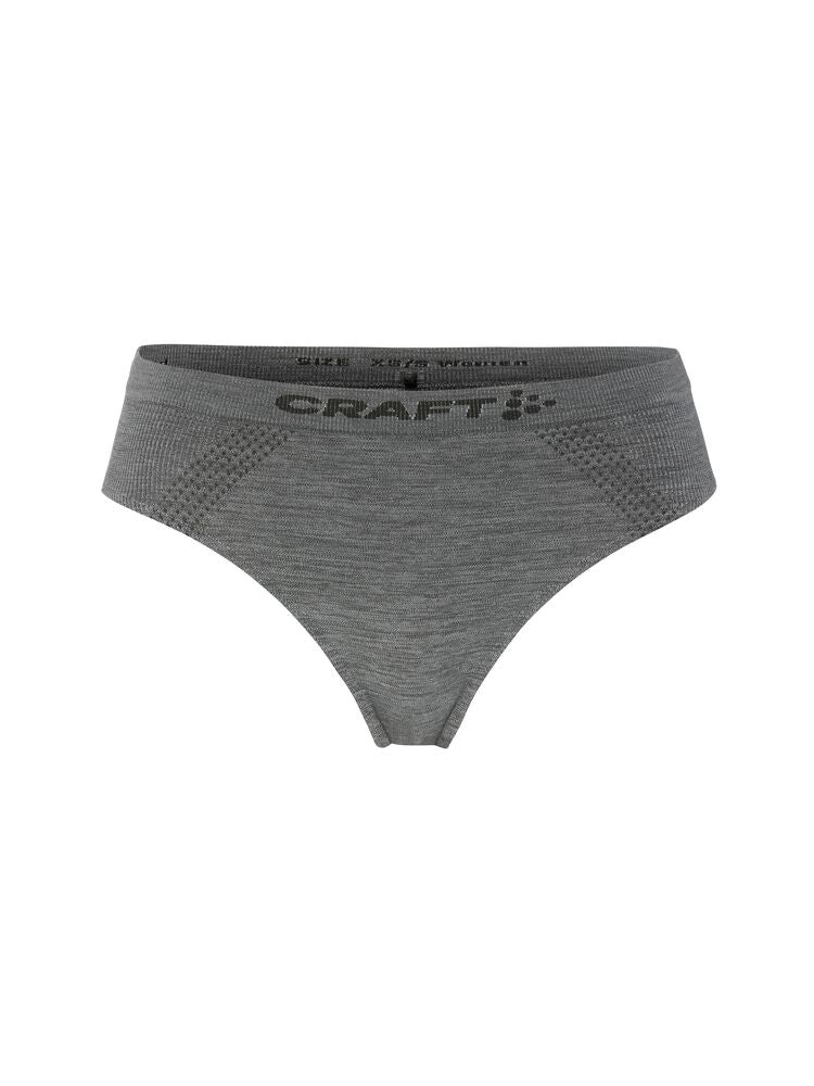 Wool Seamless Hipster W Grå melange