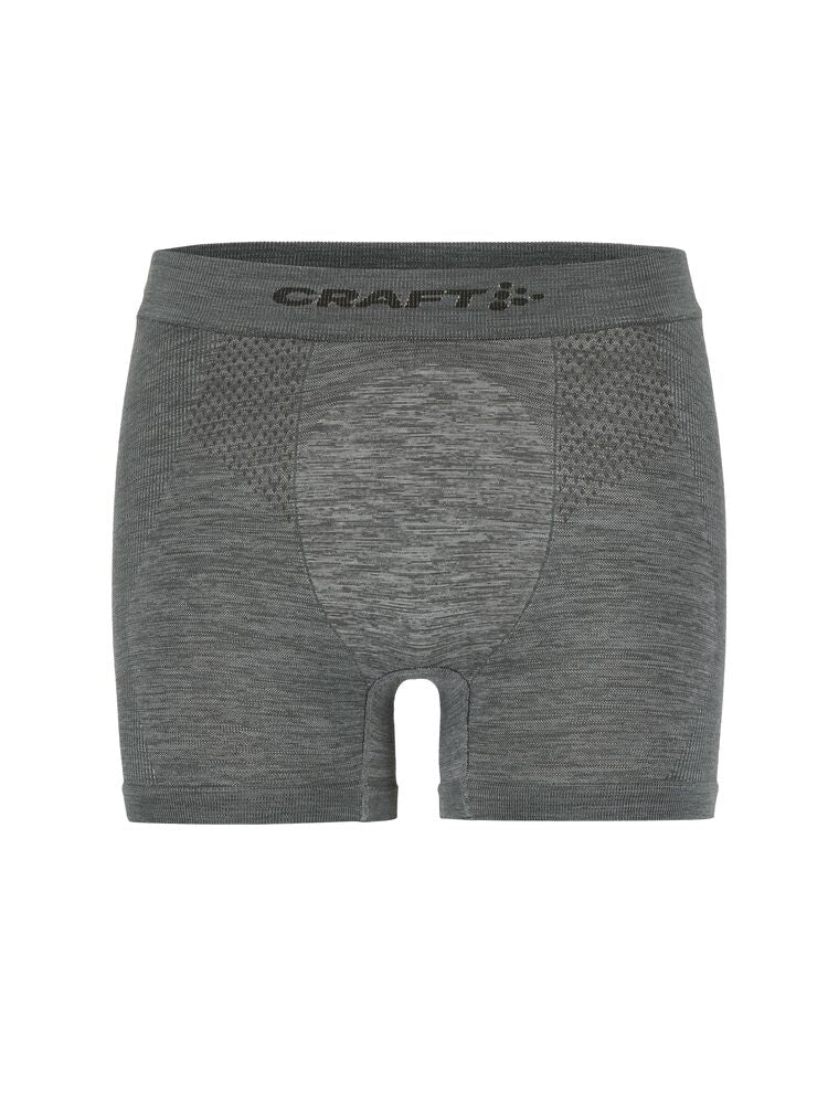 Wool Seamless Boxer 3-Inch M Grå melange