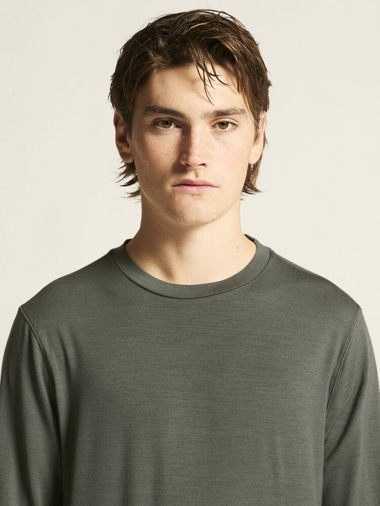 Wool Jersey LS CN M Chimera