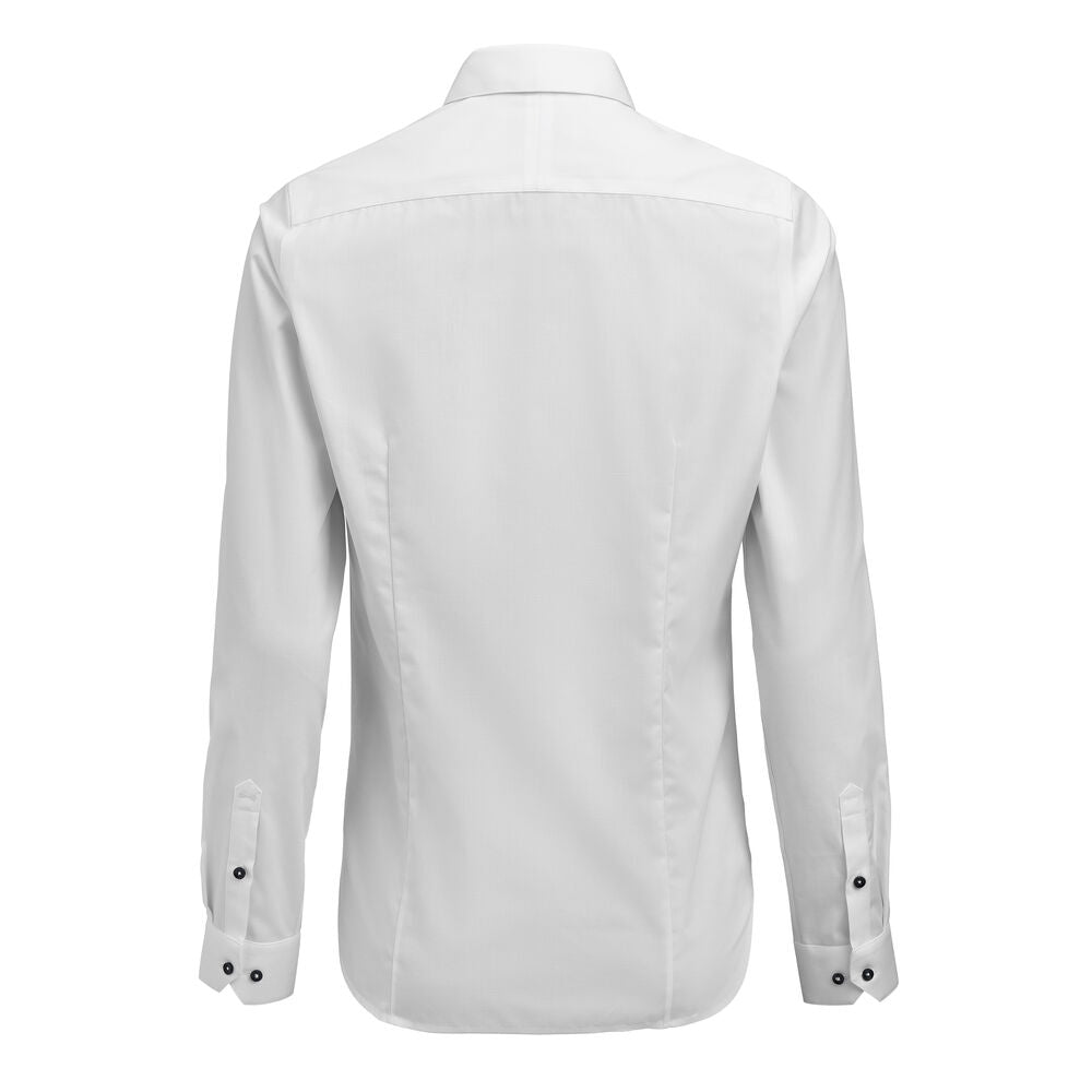 YB56 Twill Woman Contemporary Vit/Marinblå