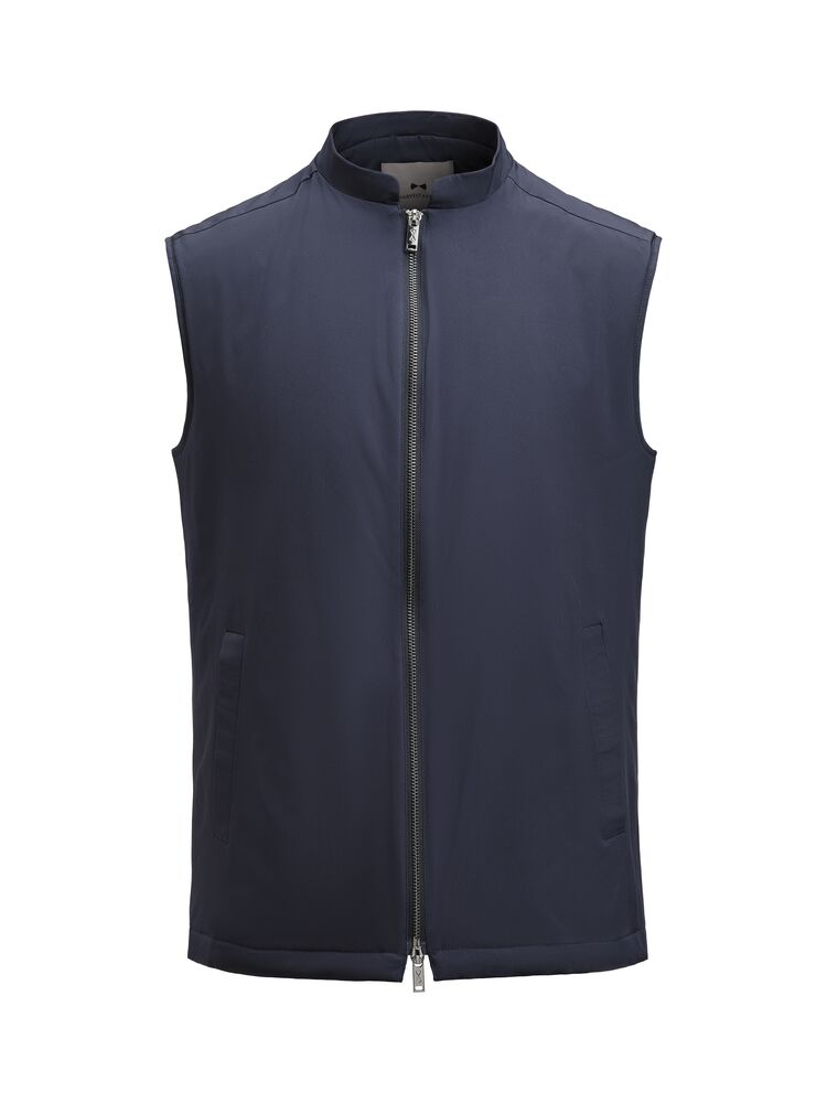 Modern Vest Marinblå