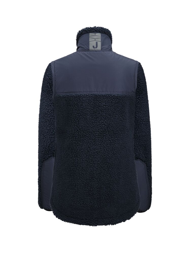 1174 Pile Jacket W Marinblå