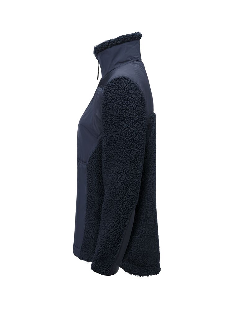 1174 Pile Jacket W Marinblå