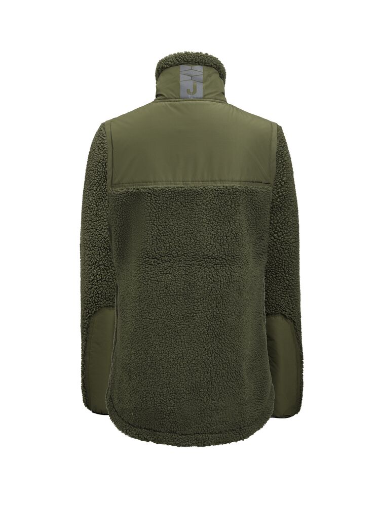 1174 Pile Jacket W Olivgrön