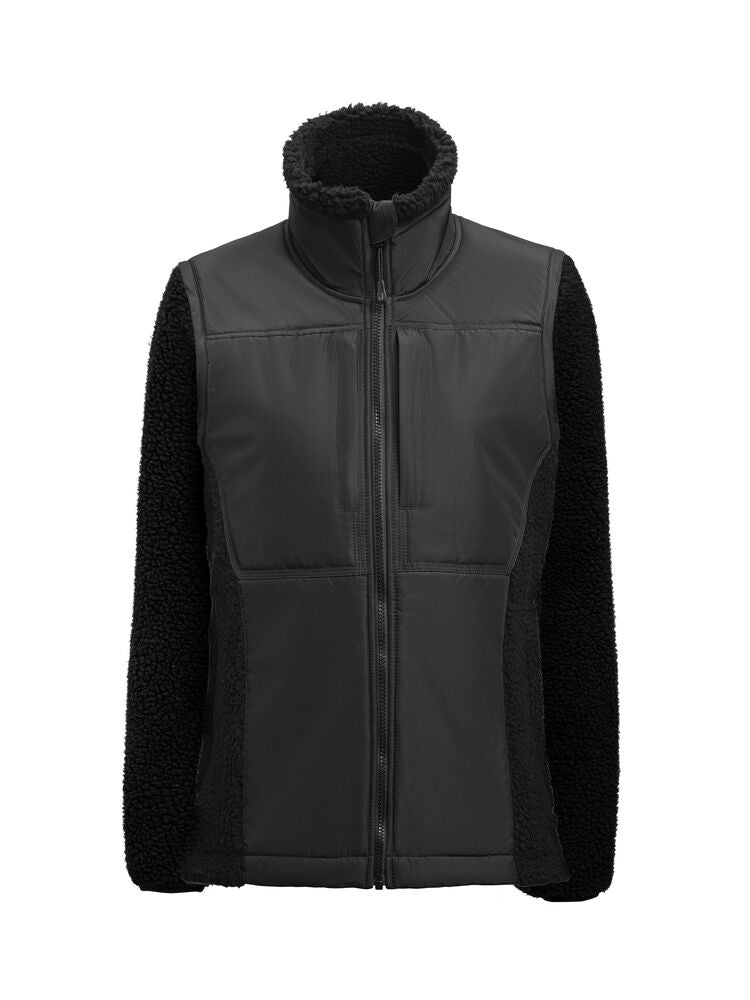 1174 Pile Jacket W Svart
