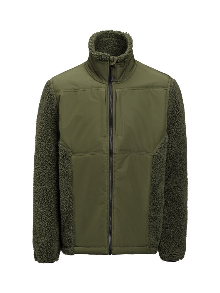 1175 Pile Jacket Olivgrön