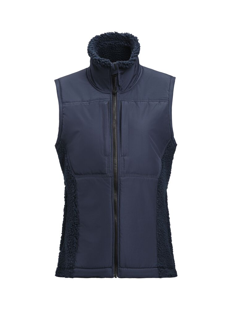 1178 Pile Vest W Marinblå