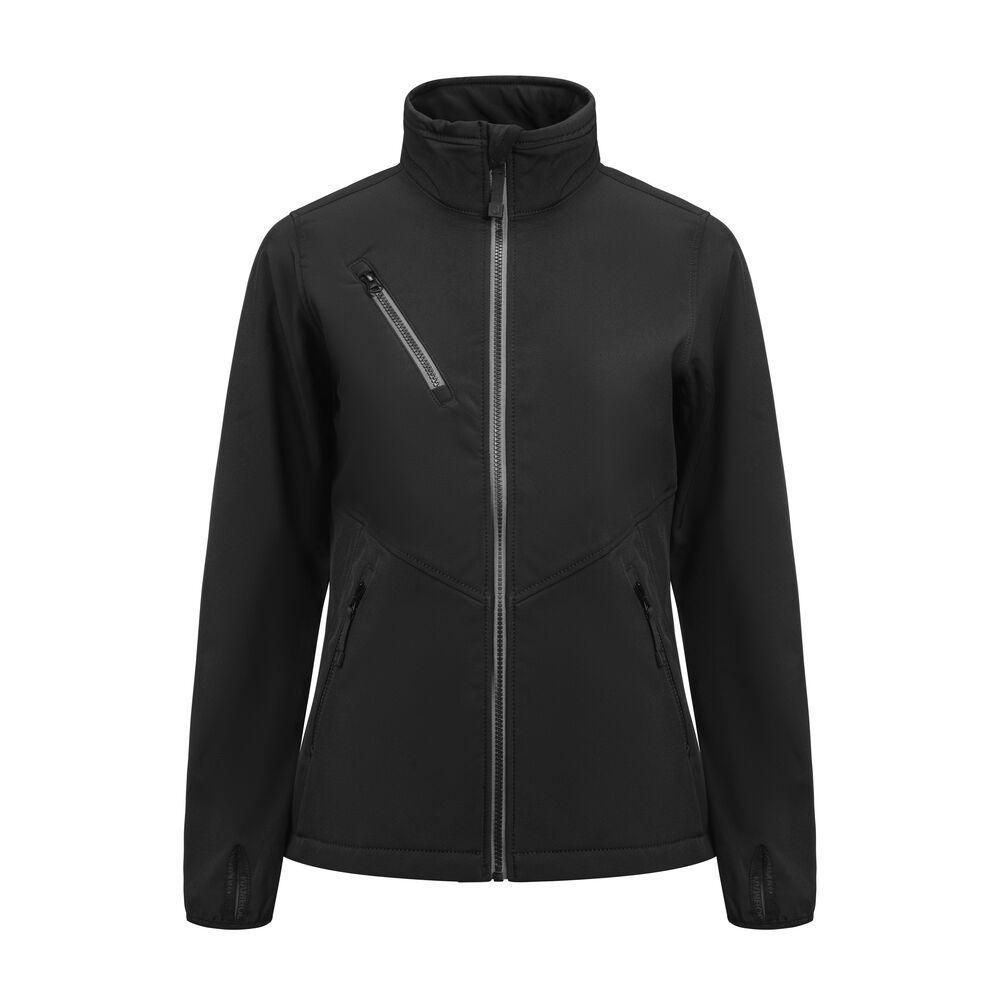 1203 Softshelljacka Dam Svart
