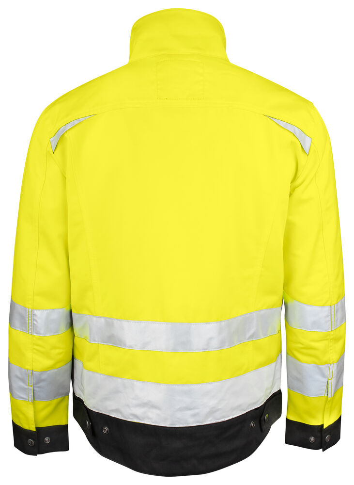 1231 Hantverksjacka Varsel Gul/Svart