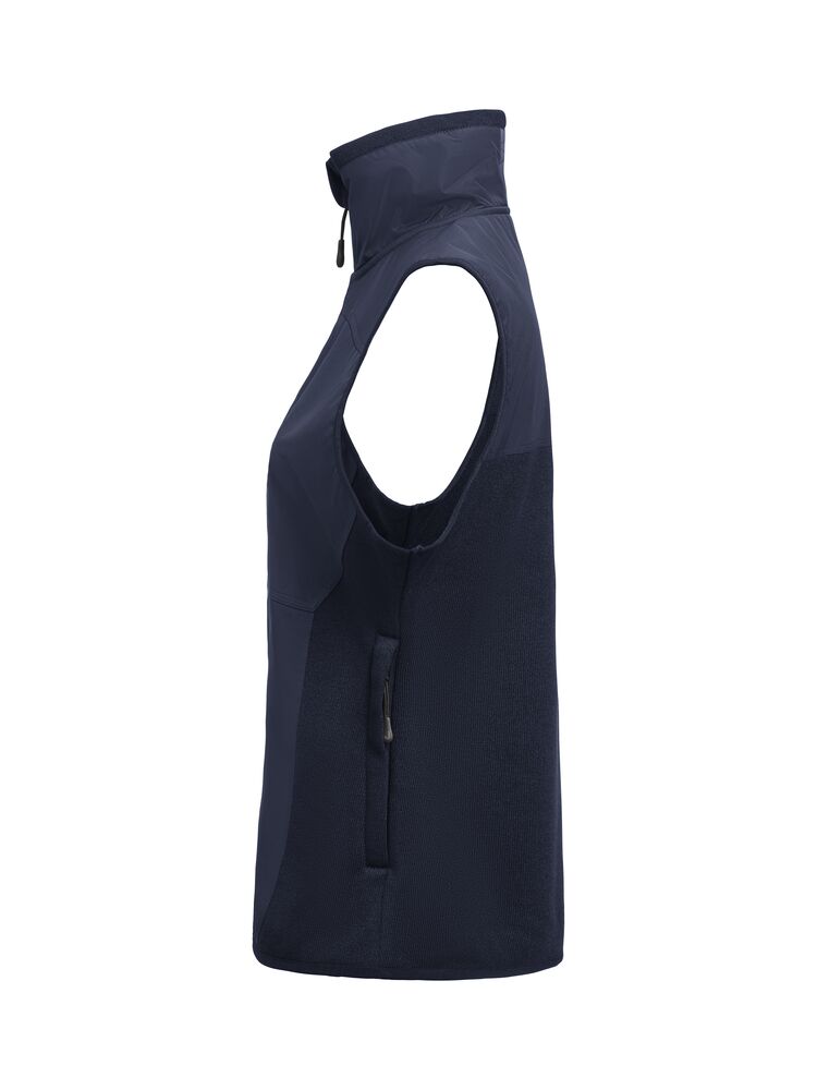 1277 Fleece Vest W Marinblå