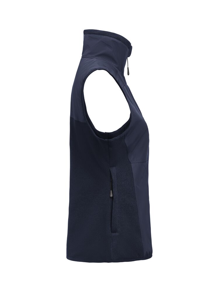 1277 Fleece Vest W Marinblå