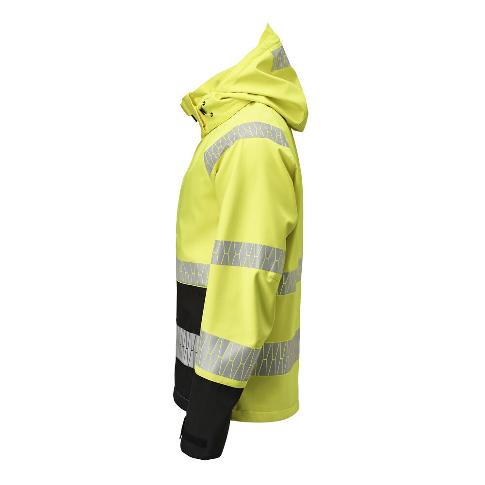 1376 Softshelljacka Varsel Gul/Svart