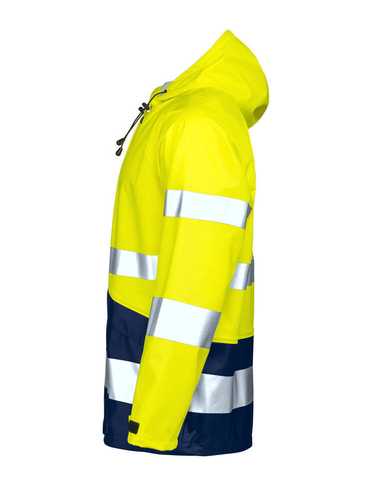 1566 Regnjacka Varsel Gul/Marinblå