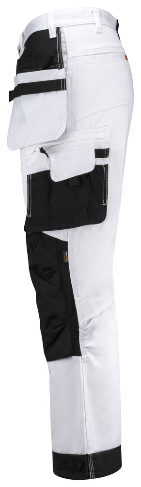 2174 Målarbyxa Core Stretch Vit/Svart