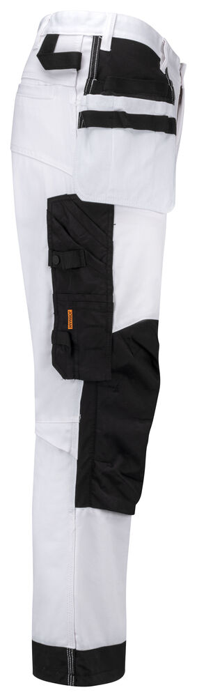2174 Målarbyxa Core Stretch Vit/Svart